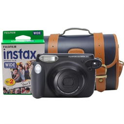 富士instax mini210黑拍立得相机套装 复古魅力与现代拍摄的完美结合
